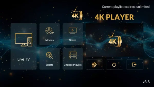 4K PLAYER Deutsch IPTV VIP smart Tv Samsung Lg Hisens Android tv subscription activation